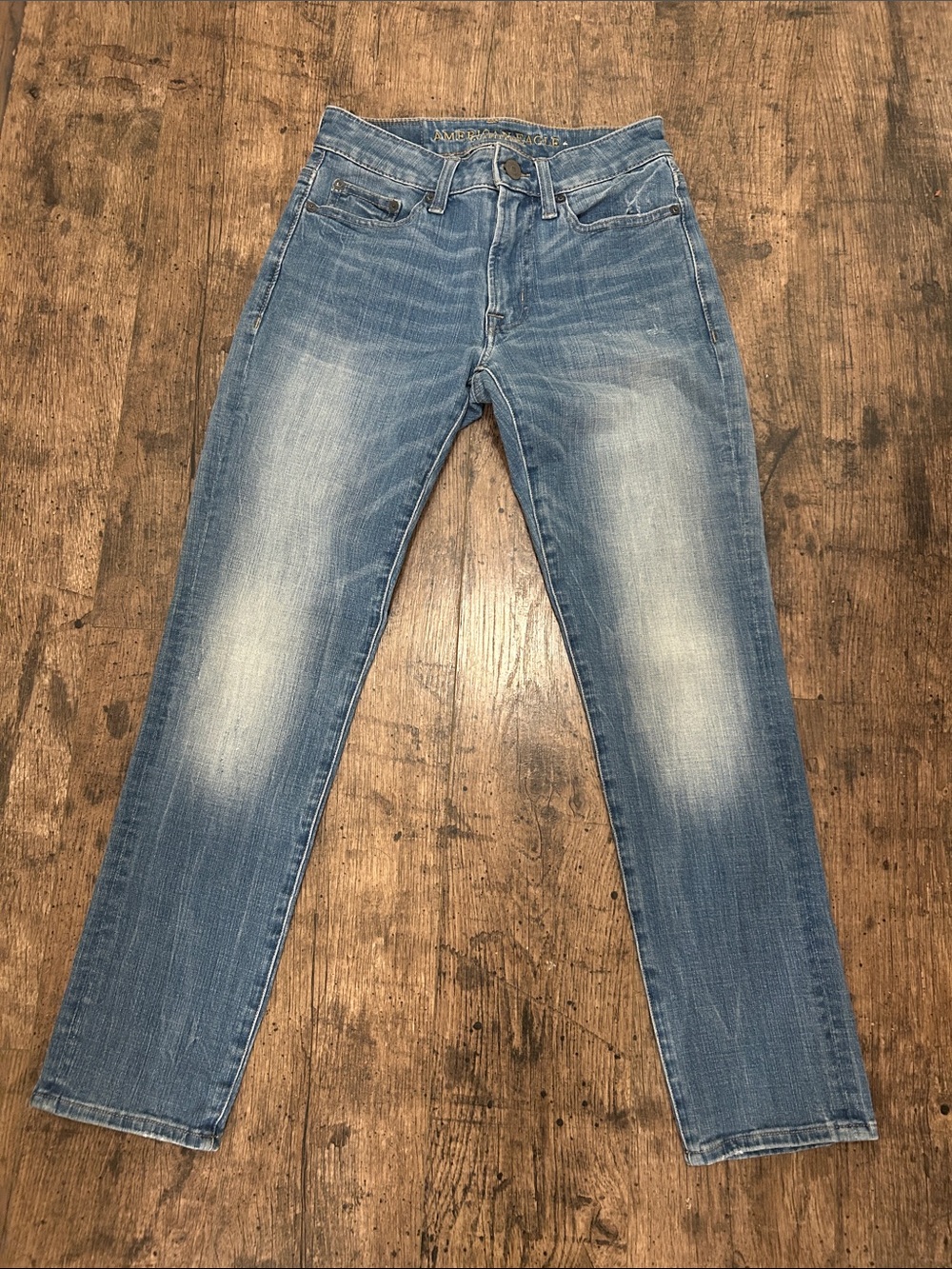 American Eagle Outfitters Men’s Light Blue Slim Straight Jeans